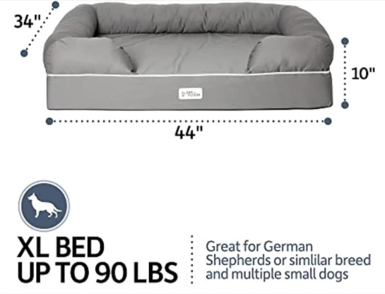 PetFusion Dog Bed - Side View