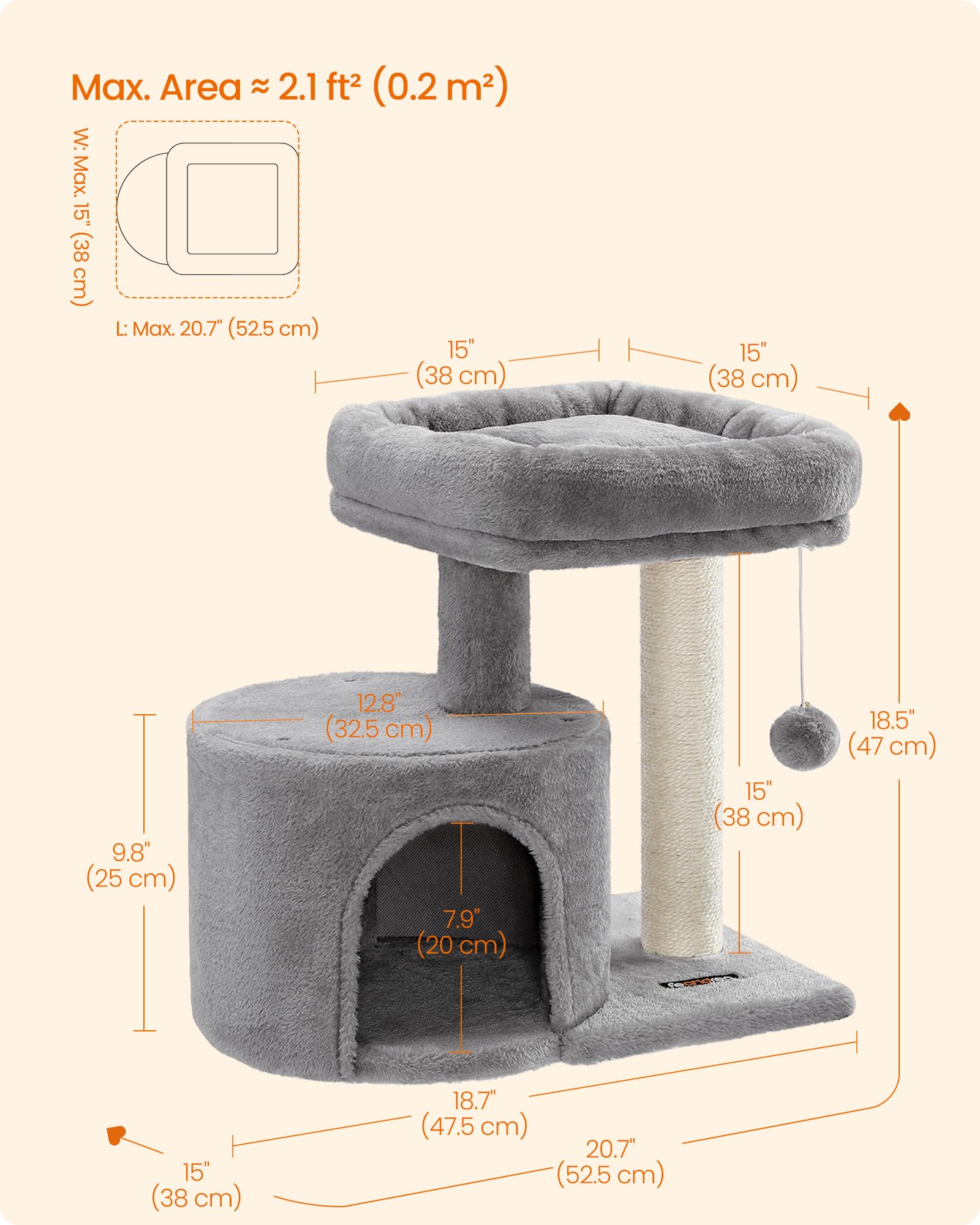 Feandrea Cat Tree Tower
